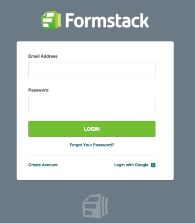 Formstack-Login