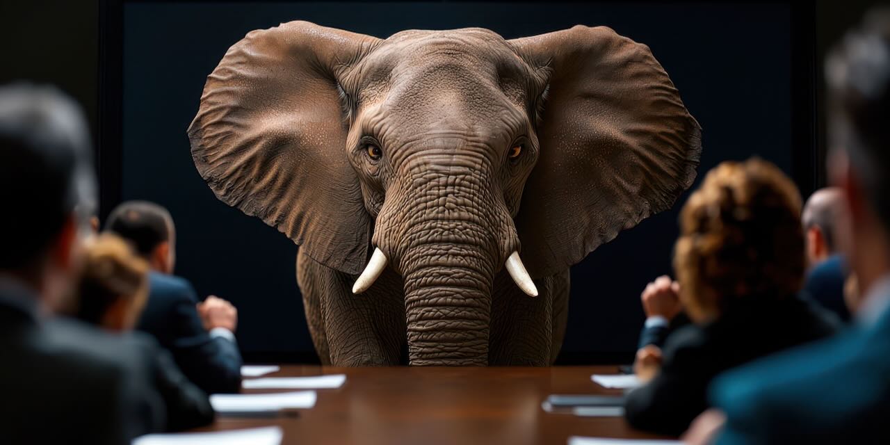 Elephant in a boardroom | Blog on private equity takeover of healthcare | Vanguard Communications | Denver