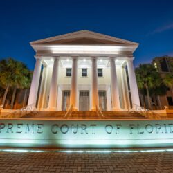 Florida Supreme Court building at night | Vanguard Communications | Denver