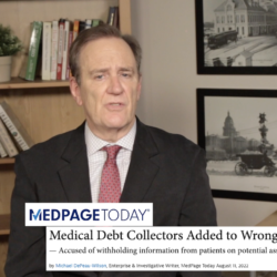 Ron King in his office video about half-lies told by healthcare systems | Vanguard Comm. | Denver