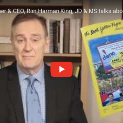 Ron King with a Yellow Pages directory on a video about ADA compliant websites | Vanguard Communications | Denver, NOLA, Jacksonville