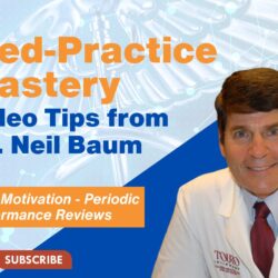 Dr. Neil Baum on colorful graphic about giving performance reviews | Vanguard Communications