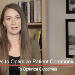 Stephanie Wilson on YouTube discussing patient communications | Vanguard Communications | Denver