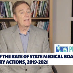 Ron King speaking on a video about lax policing of doctors' medical mistakes | Vanguard Communications | Denver