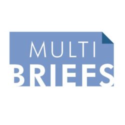 MultiBrief’s logo for a story on doctor communication | Vanguard Communications | Denver
