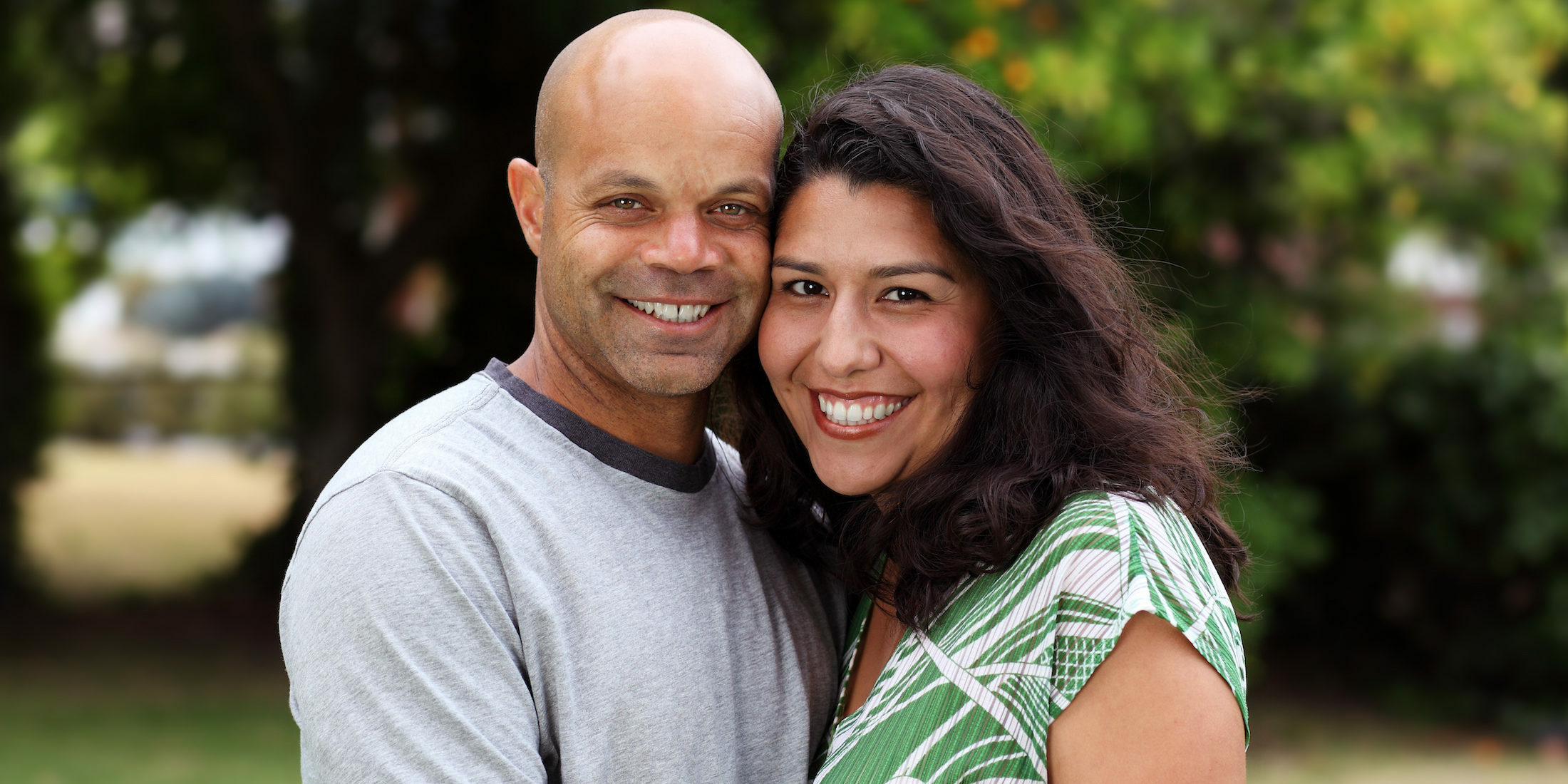 Power to the patients | Vanguard Communications | Couple in park